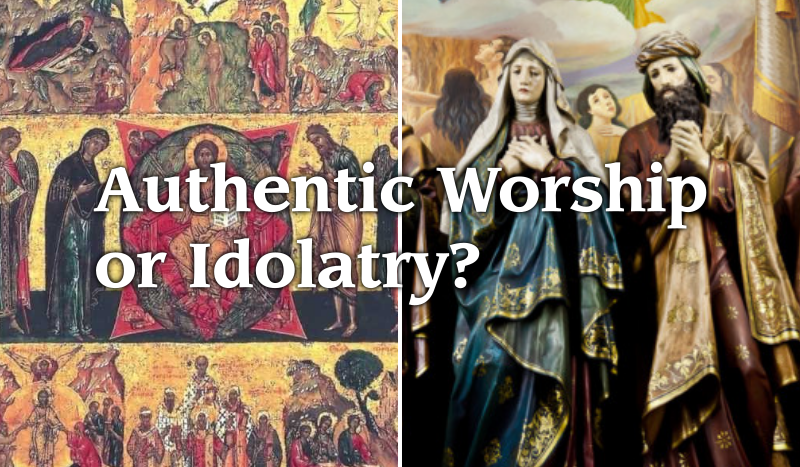 Catholic Eastern Orthodox Icons Statues Idolatry