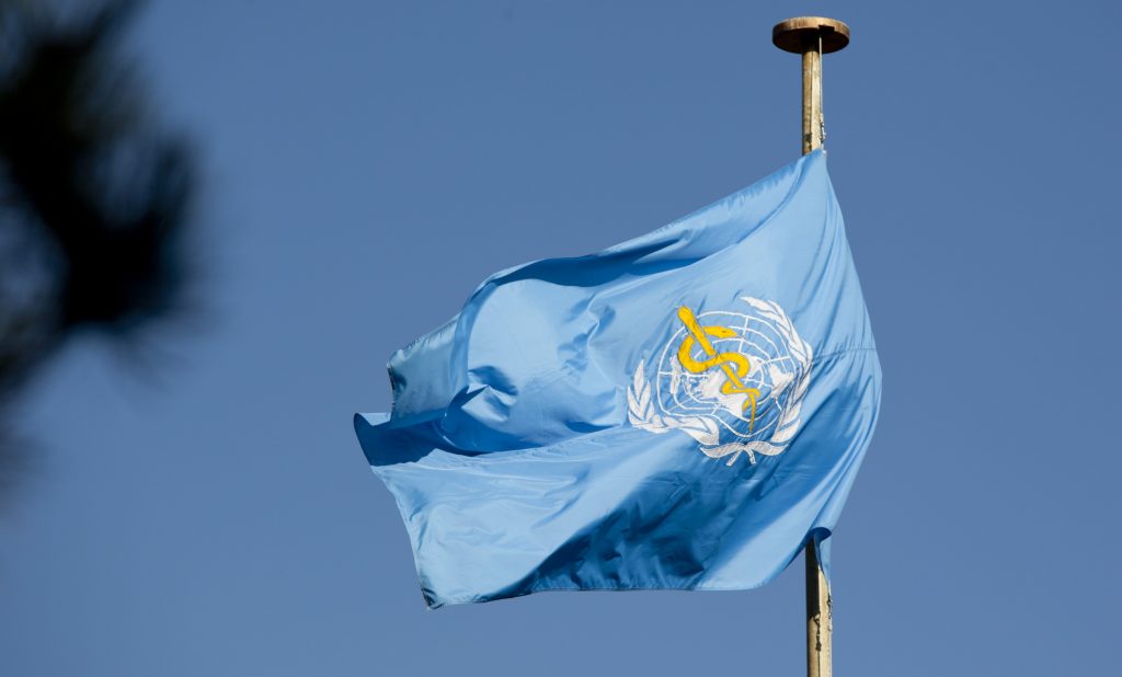 WHO world health organization flag