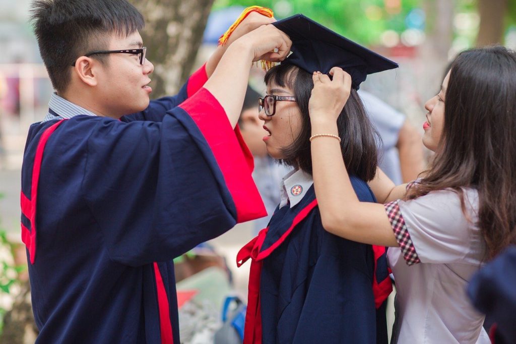 Asian Students Graduate