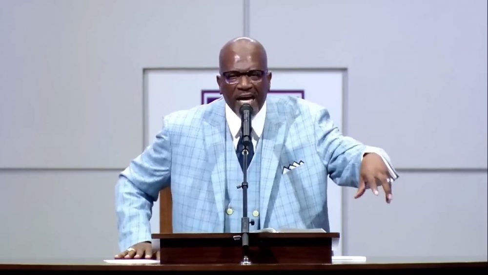 Black Pastor Preaches that All White People Call Them Names that 